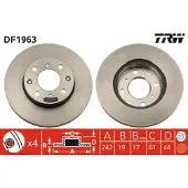 TRW DF1963 Remschijf