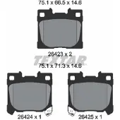 Textar 2642301 Remblokken