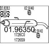 MTS 01.96350 Einddemper
