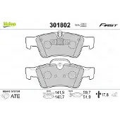 Valeo 301802 Remblokken
