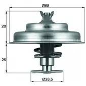 MAHLE ORIGINAL Thermostaat, koelvloeistof TX 75 80D