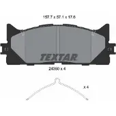 Textar Remblokset 2435001, voor