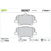 Valeo 302927 Remblokken