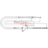 METZGER Trekkabel, parkeerrem 10.9872