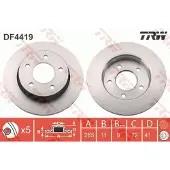 TRW DF4419 Remschijf