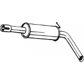 Bosal 233-615 Uitlaat middendemper