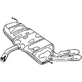 Bosal 105-509 Einddemper