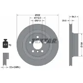 Textar 92326905 Remschijf