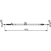 Bosch Trekkabel, parkeerrem 1 987 482 630