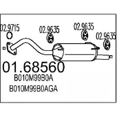 MTS 01.68560 Einddemper