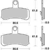 Brembo -Remvoeringen Gesint. GESINTERD,ABE,07HD15SA