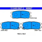 Ate Remblokken set 13.0460-5927.2 ATE voor o.a. ISUZU, OPEL