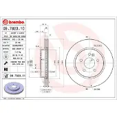 Brembo 09.7823.11 Remschijf