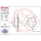 Brembo 09.9905.11 Remschijf