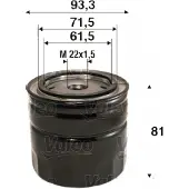 Valeo 586110 Oliefilter