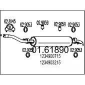 MTS 01.61890 Einddemper