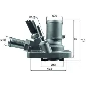 MAHLE ORIGINAL TI 258 80 Thermostaat, koelvloeistof