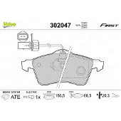 Valeo 302047 Remblokken