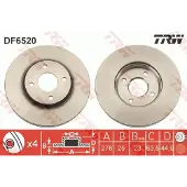 TRW Remschijf DF6520