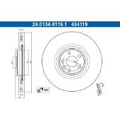 Ate 24.0134-0119.1 Remschijf