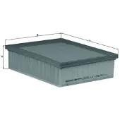 MAHLE ORIGINAL LX 1765 Luchtfilter