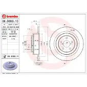 Brembo 08.9093.11 Remschijf