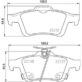 Hella Remblokkenset, schijfrem 8DB 355 037-661