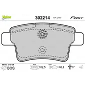 Valeo 302214 Remblokken