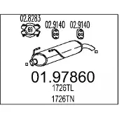 MTS 01.97860 Einddemper