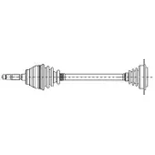 METELLI Aandrijfas 17-0423