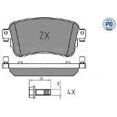 Meyle 025 225 8818/PD Remblokken