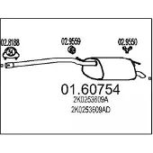 MTS 01.60754 Einddemper
