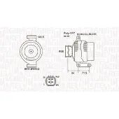 MAGNETI MARELLI 063731965010 Dynamo / Alternator