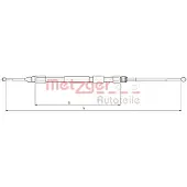 METZGER 10.4267 Handremkabel