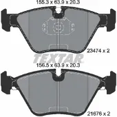 Textar Remblokkenset, schijfrem 2347402