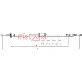 METZGER 12.0727 Handremkabel