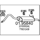 MTS 01.95840 Einddemper