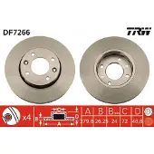 TRW DF7266 Remschijf