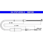 Ate Kabel, parkeerrem 24.3727-0100.2 rechts