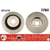 TRW DF4278 Remschijf