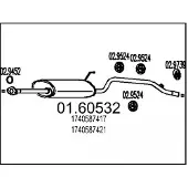 MTS 01.60532 Einddemper