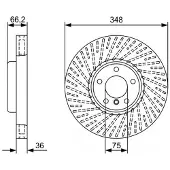 Bosch Remschijf 0 986 479 W19