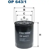 FILTRON OP 643/1 Oliefilter