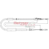 METZGER Trekkabel, parkeerrem 10.7514