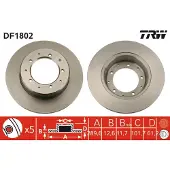 TRW Remschijf DF1802