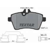 Textar 2407702 Remblokken