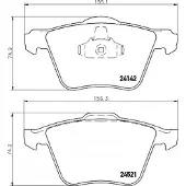 Hella 8DB 355 013-001 Remblokken