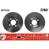 TRW DF1530 Remschijf