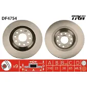 TRW DF4754 Remschijf