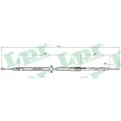 LPR Kabel, parkeerrem C0052B